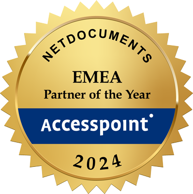 NetDocuments EMEA Partner of the Year 2024